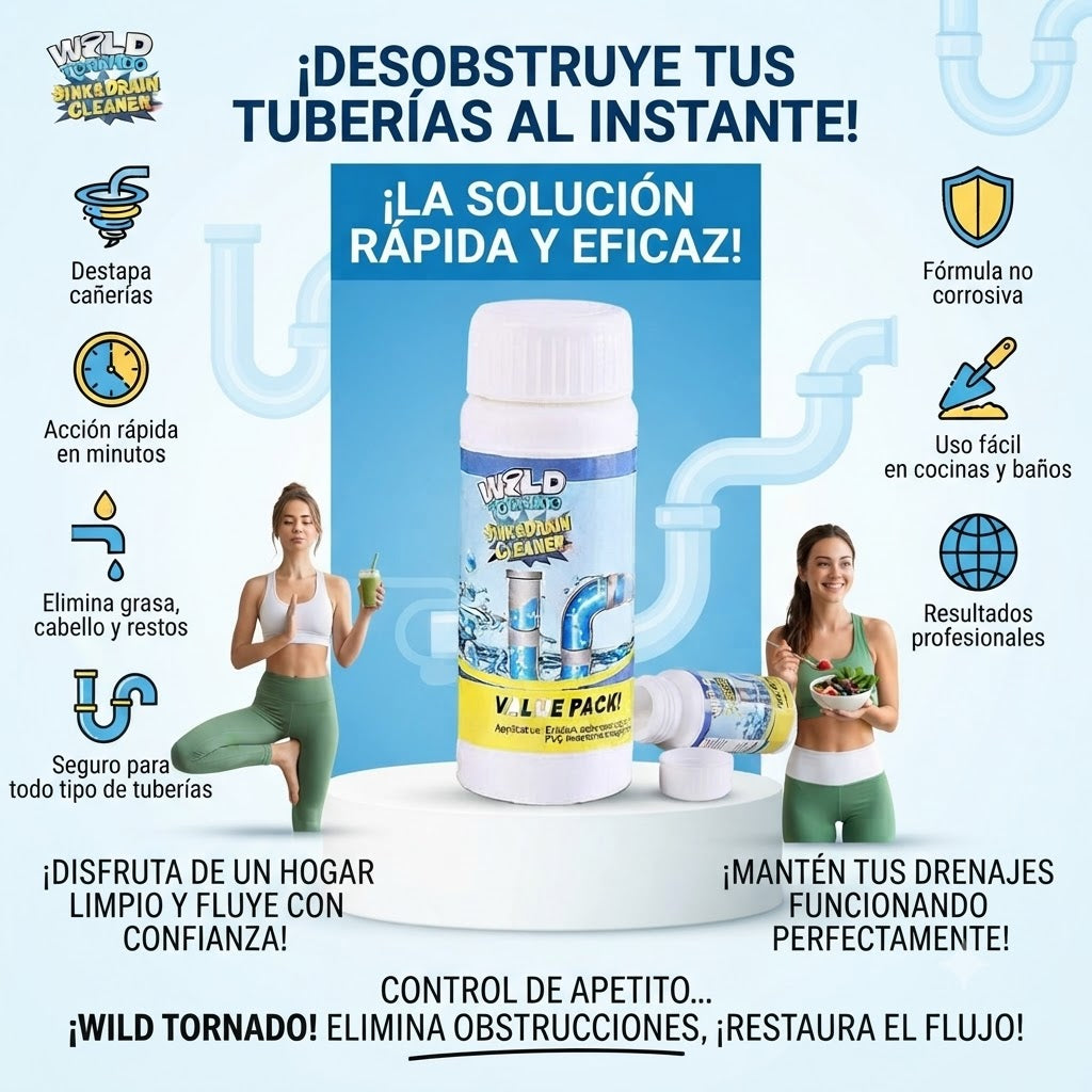 Wild Tornado - Destapa cañerías