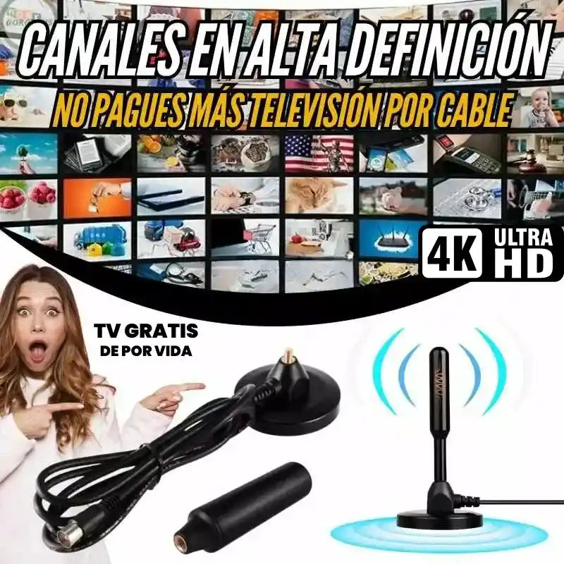 Antena TDT Libre a 4K