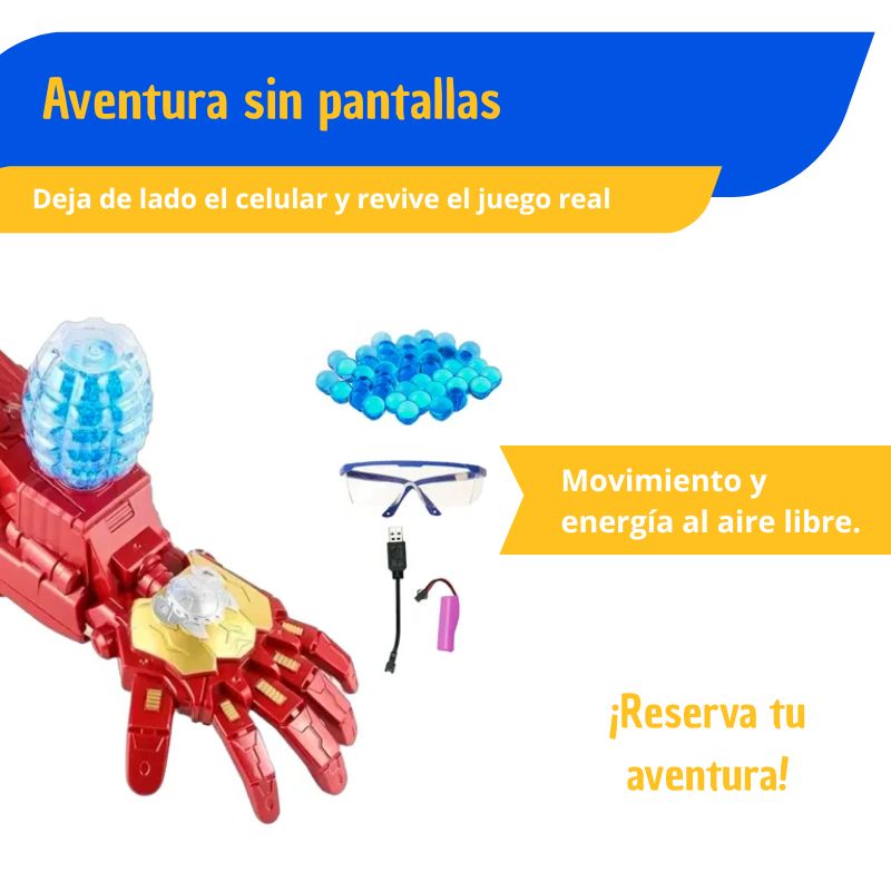 Guante Iron Man con Lanzador