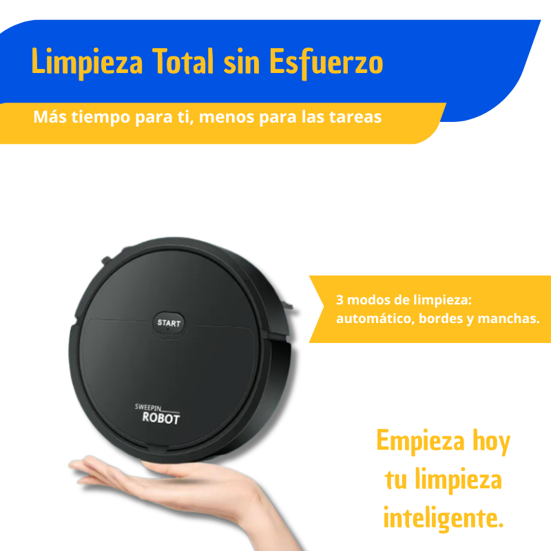 Aspiradora robot 3 en 1