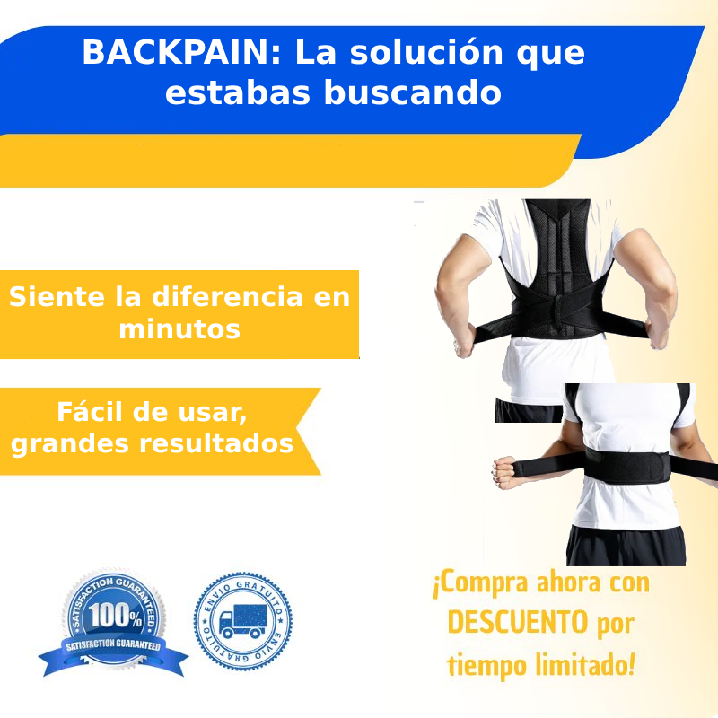 Corrector de Postura - Backpain