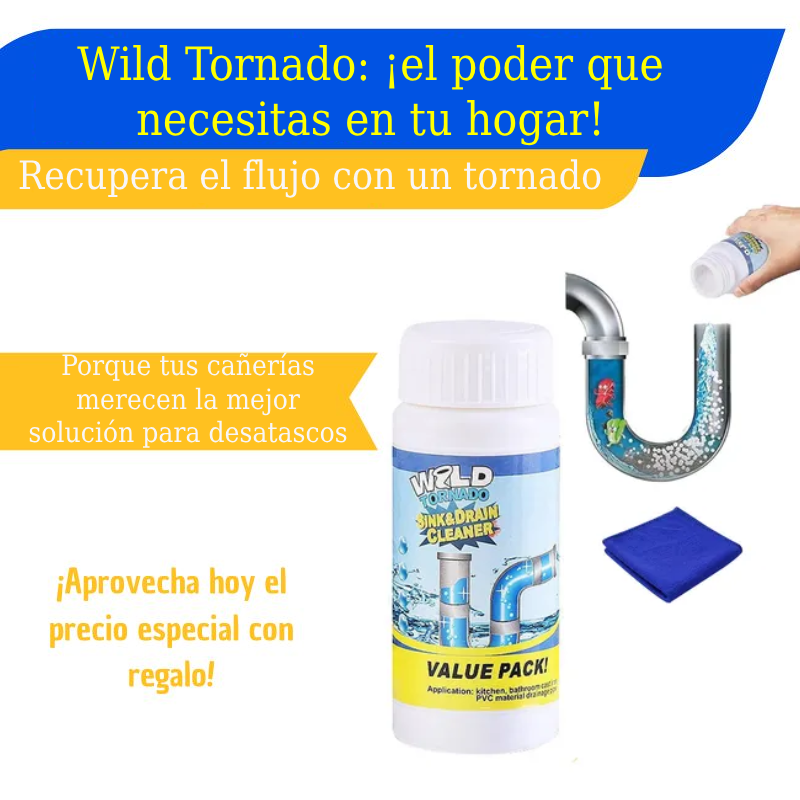 Destapacañerías Wild Tornado
