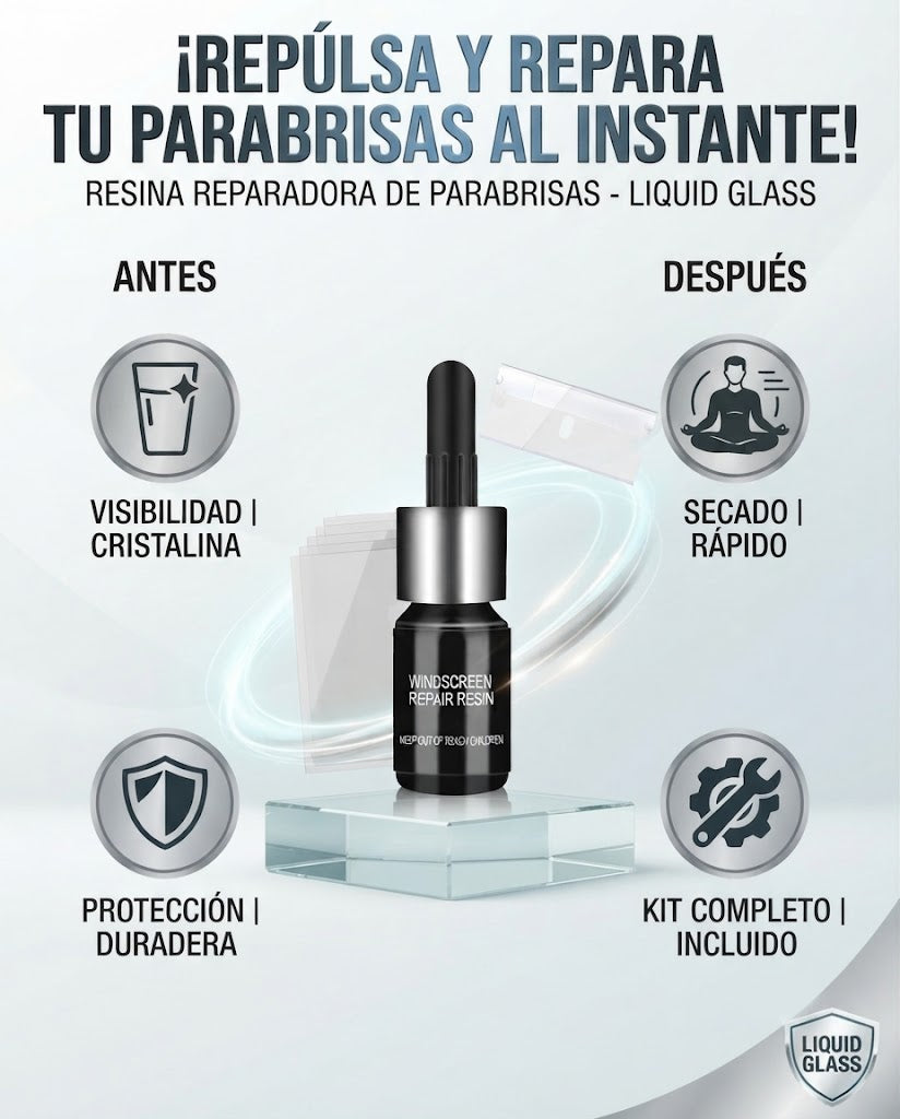 Liquid Glass | Resina Reparadora de Parabrisas
