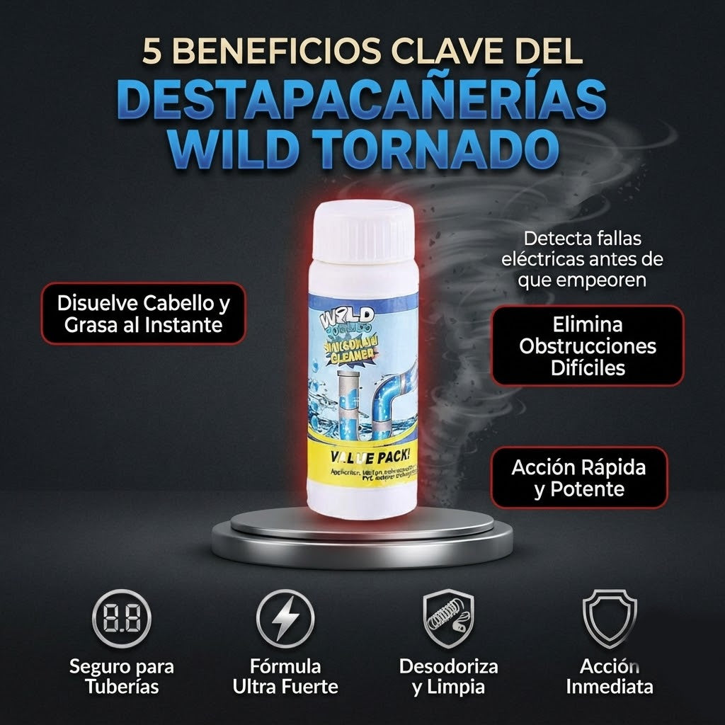 Destapacañerías Wild Tornado