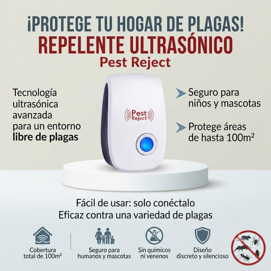 Repelente Ultrasónico de Plagas