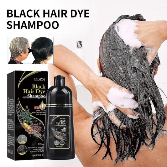 Shampoo Black Hair Dye 3 en 1