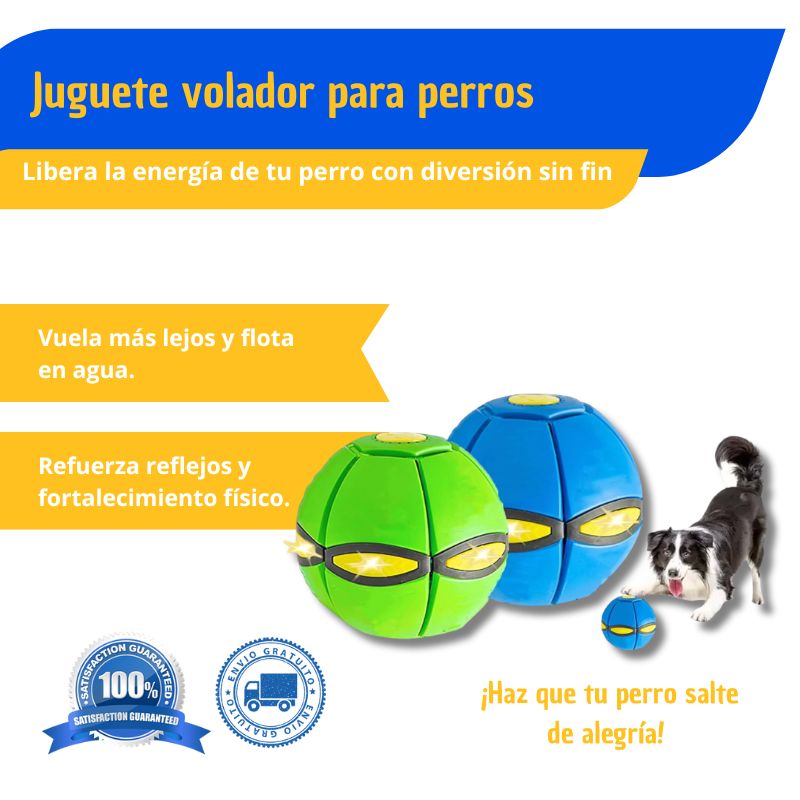 Juguete volador para perros