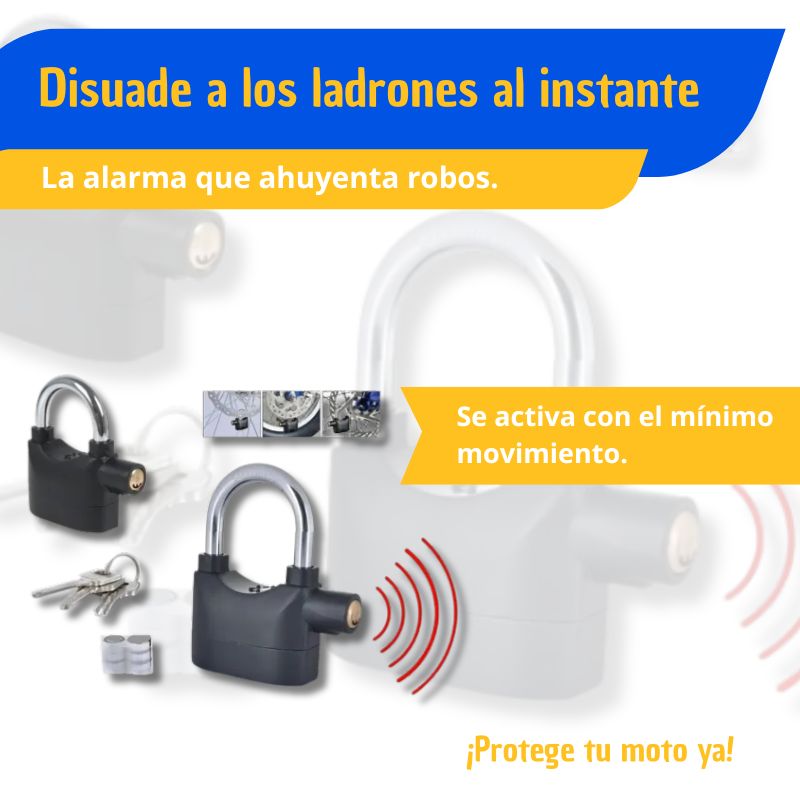 Candado Alarma para Motos