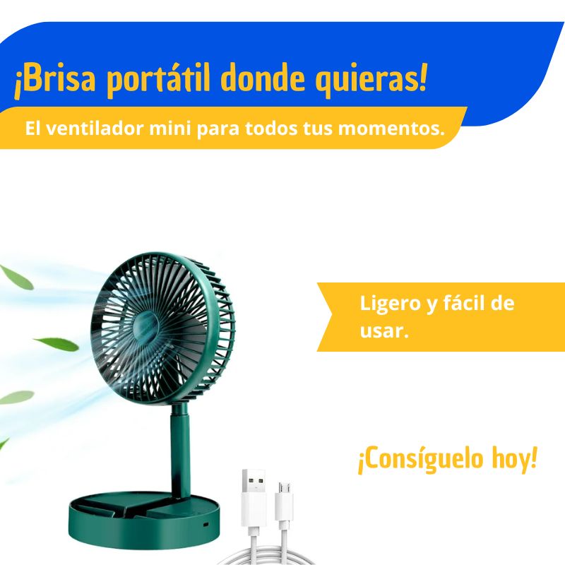 Mini ventilador plegable
