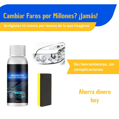 Líquido para reparación de faros de coche