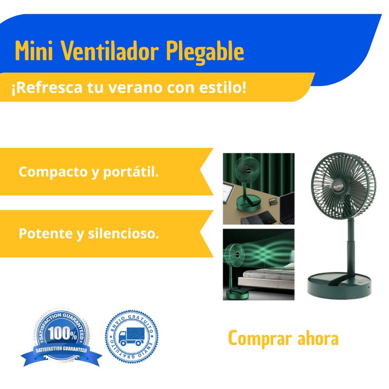 Mini ventilador plegable