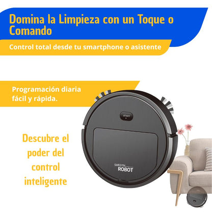 Aspiradora robot 3 en 1