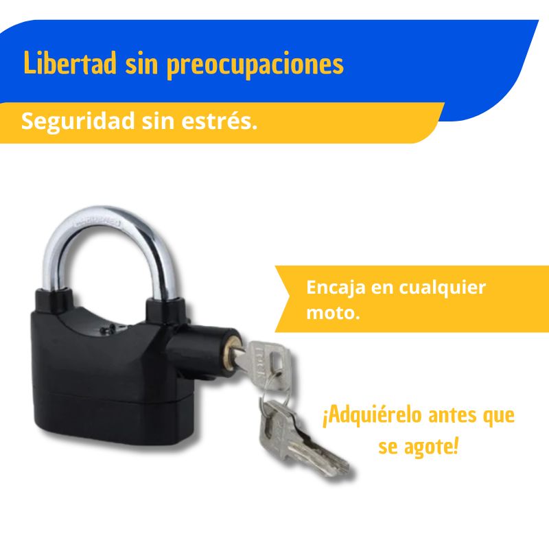 Candado Alarma para Motos