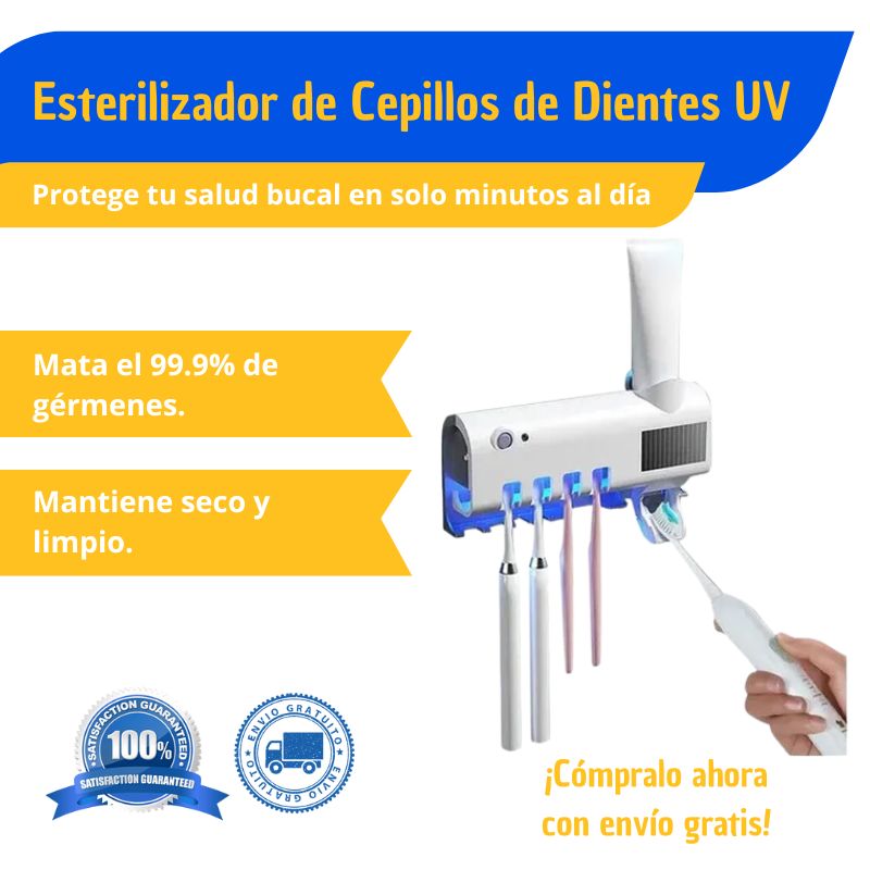 Esterilizador UV para Cepillos de Dientes