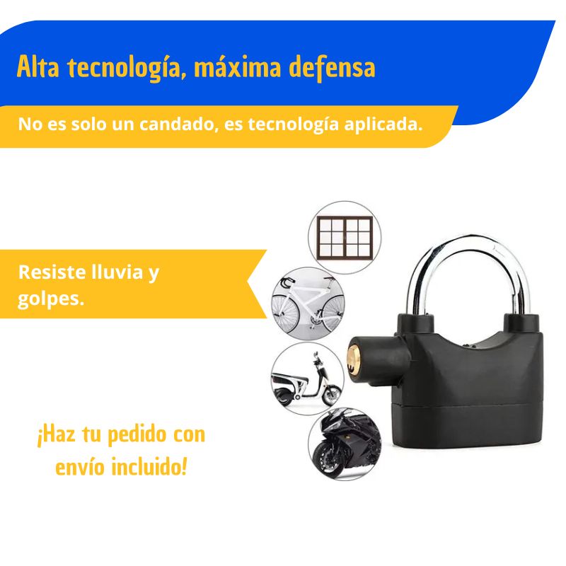 Candado Alarma para Motos