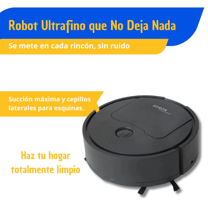 Aspiradora robot 3 en 1