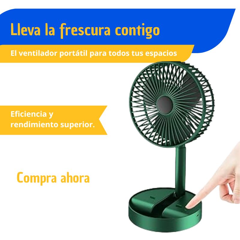 Mini ventilador plegable