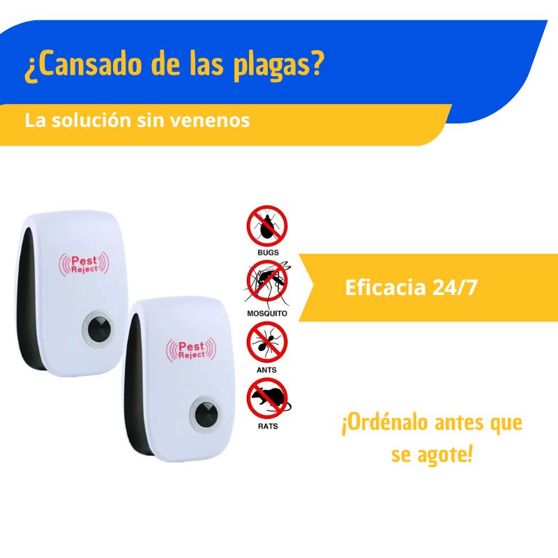 Repelente Ultrasónico de Plagas