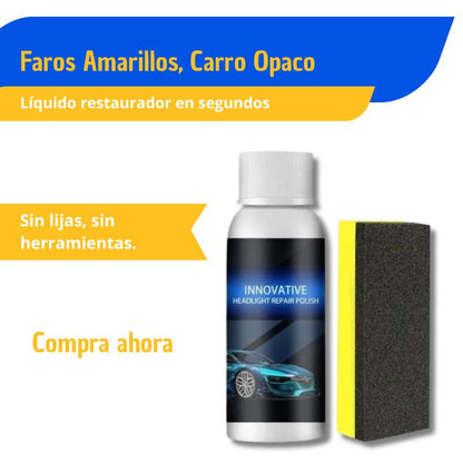 Líquido para reparación de faros de coche