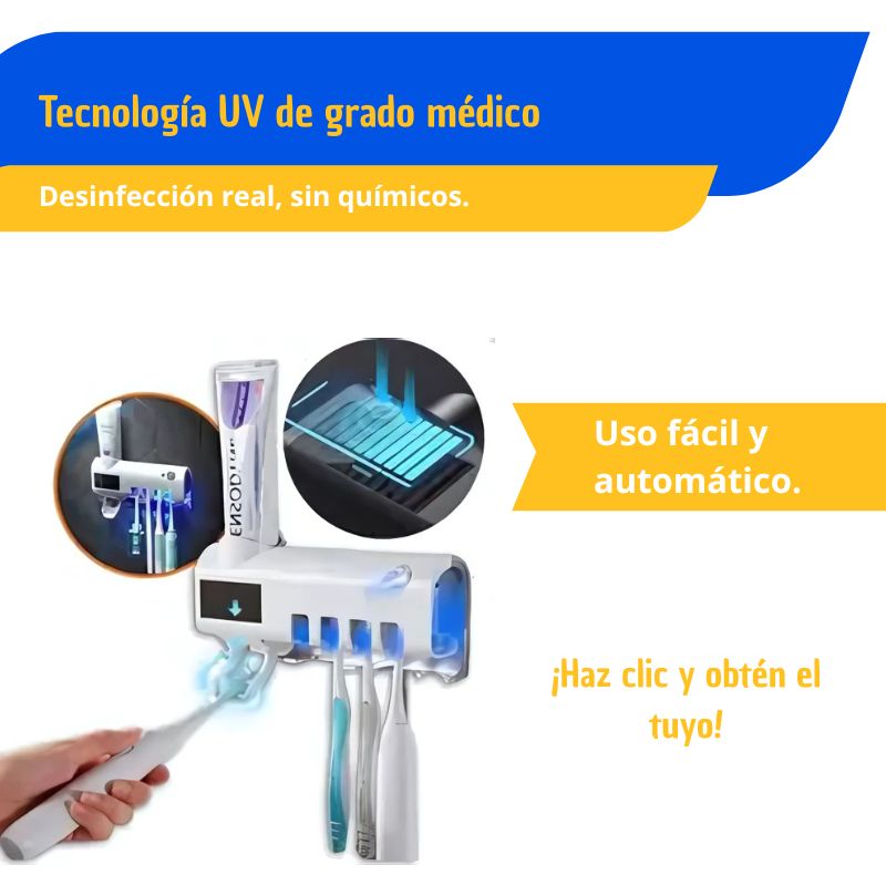 Esterilizador UV para Cepillos de Dientes