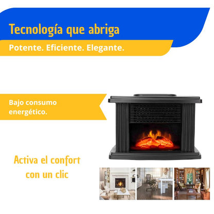 Mini Calefactor Chimenea con Termostato