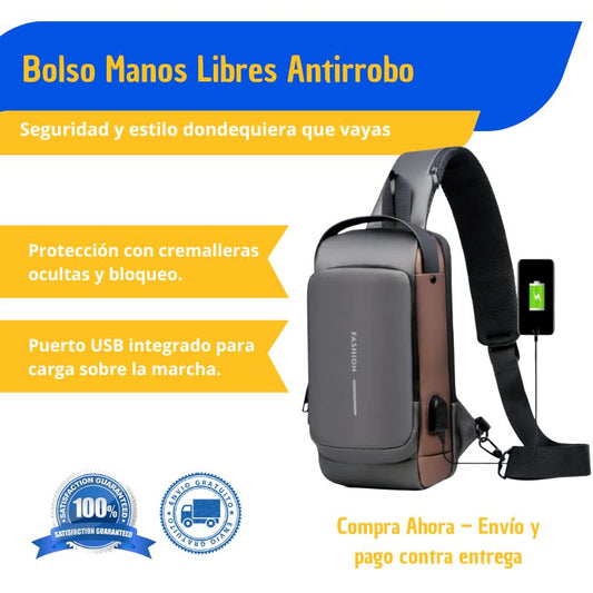 Bolso Manos Libres Antirrobo
