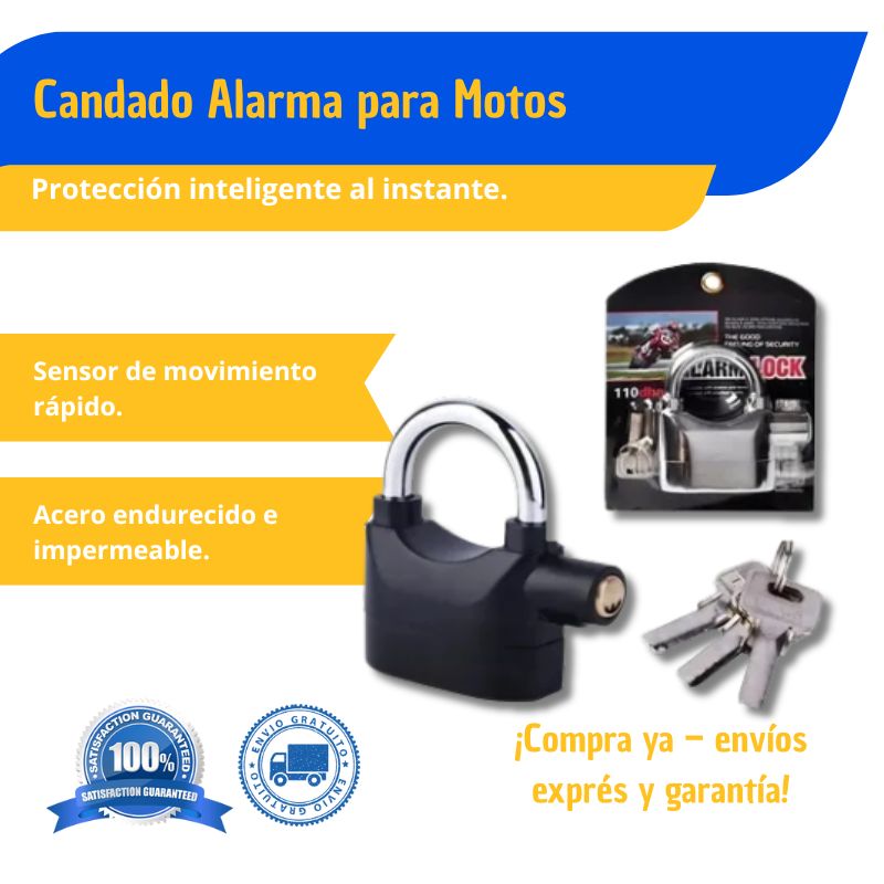 Candado Alarma para Motos