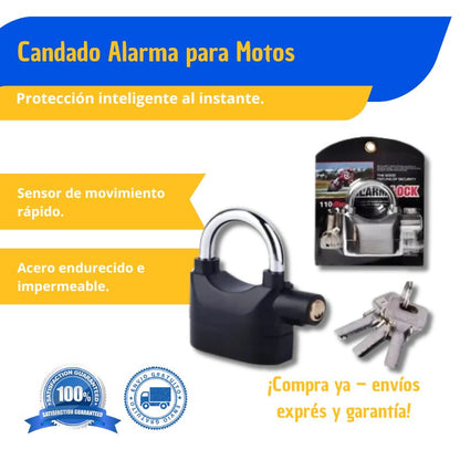 Candado Alarma para Motos