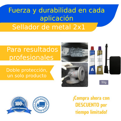 Sellador de metal profesional 2x1