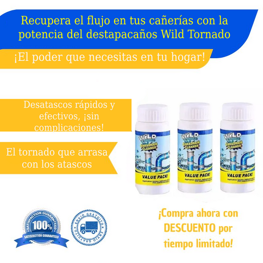 Destapacañerías Wild Tornado