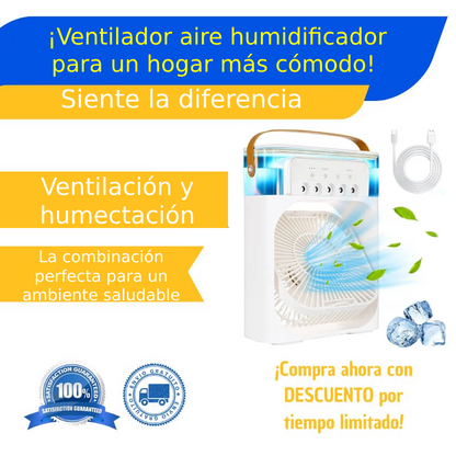 Ventilador Humificador 2 en 1