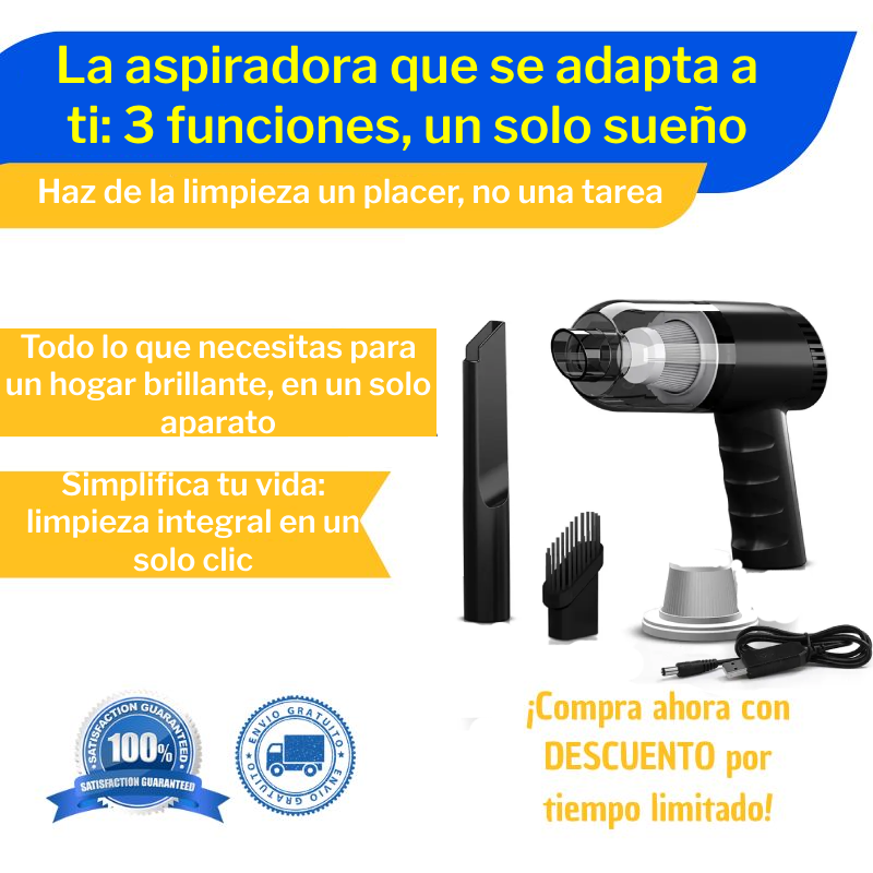 Mini Aspiradora 3 en 1