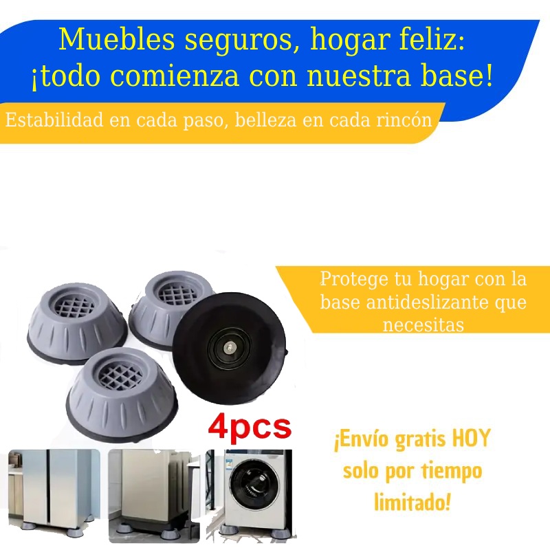 Base Antideslizante para Muebles