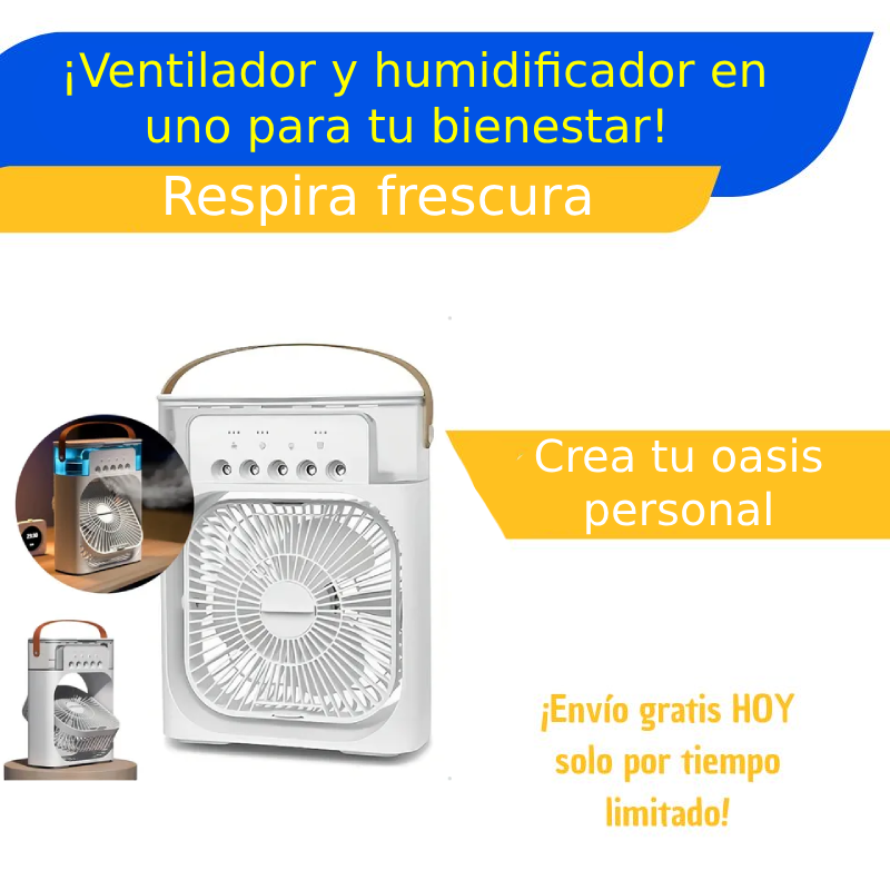 Ventilador Humificador 2 en 1