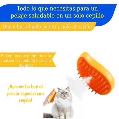 Cepillo 3 en 1 para Mascotas