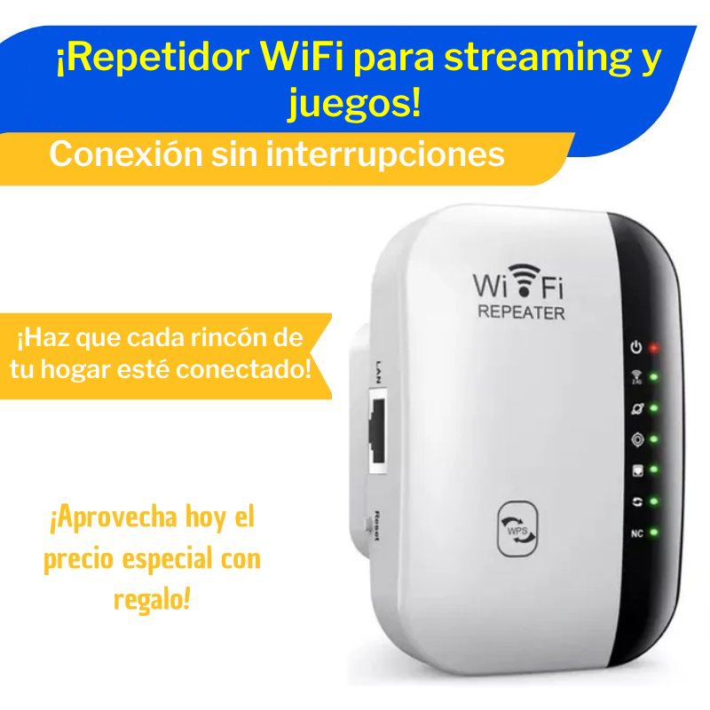 Repetidor de Wi-Fi 300mbps