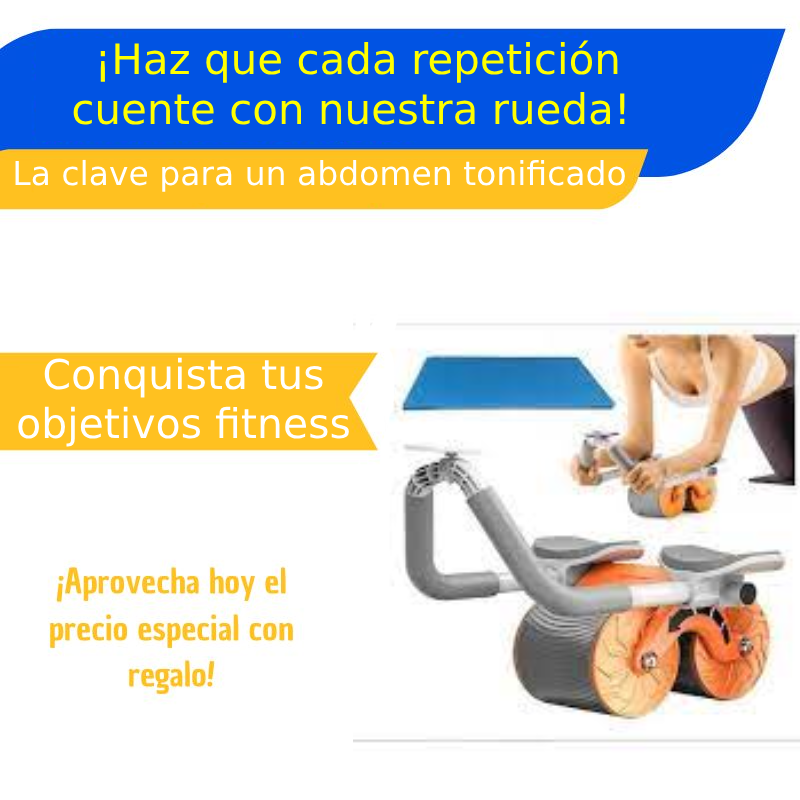 Rueda Abdominal de Rebote con Sensor