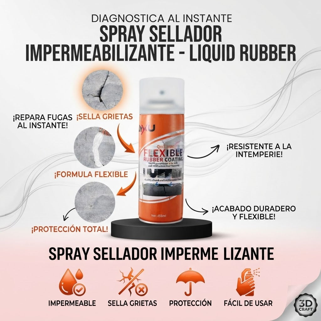 Spray sellador impermeabilizante