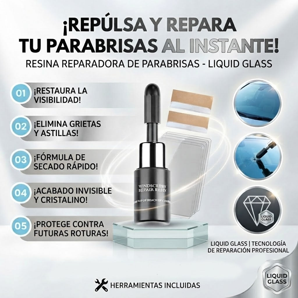 Resina Reparadora de Parabrisas | Liquid Glass