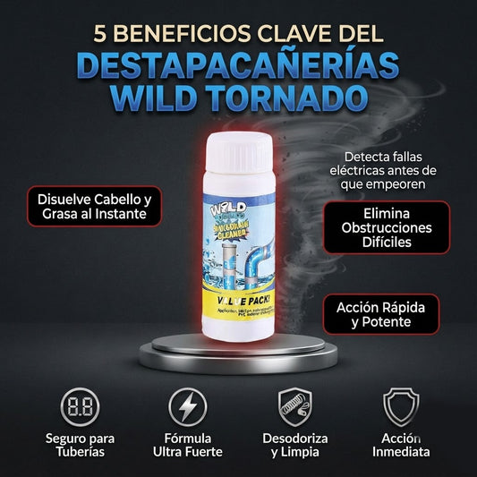 Destapacañerías Wild Tornado